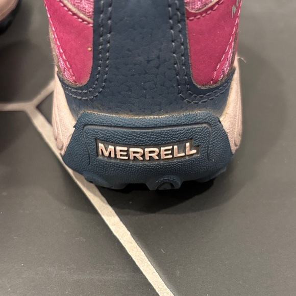 Merrell Kids Hiking Sneakers Size 12 Pink & Navy - Picture 2 of 7
